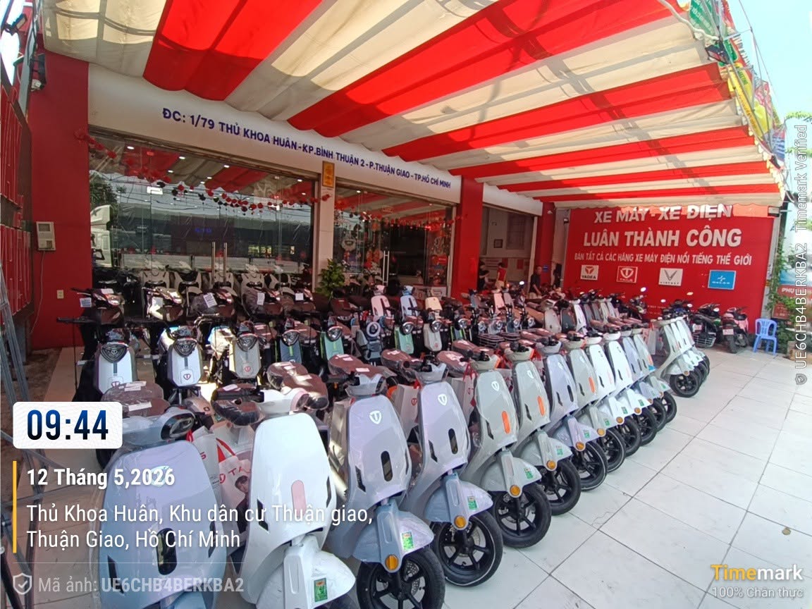 Showroom Yadea chính hãng Xe Máy Luân Thành Công tại Bình Dương