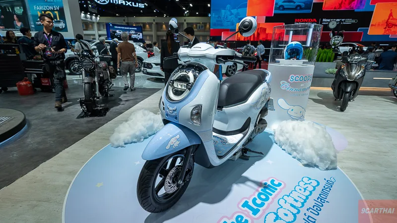 Honda Scoopy Cinnamoroll Limited Edition 2026 tại Motor Show Thái Lan — Luân Thành Công Bình Dương
