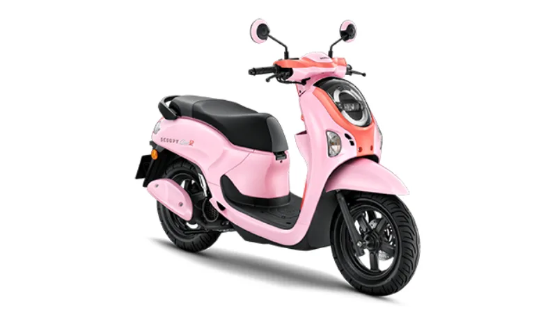 Honda Scoopy Club12 Thái 2026 màu hồng toàn thân tại Luân Thành Công Thuận An