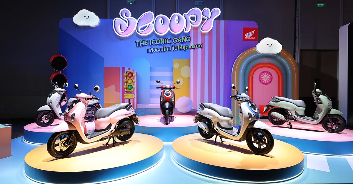 Lễ ra mắt Honda Scoopy Thái 2026 nhiều màu — Luân Thành Công Bình Dương