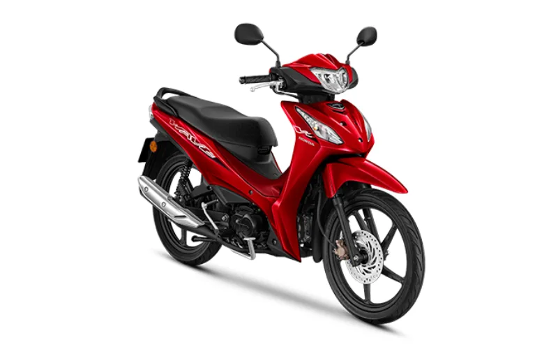 Honda Wave 110i Thái 2026 màu đỏ mâm đúc toàn thân, Luân Thành Công Bình Dương