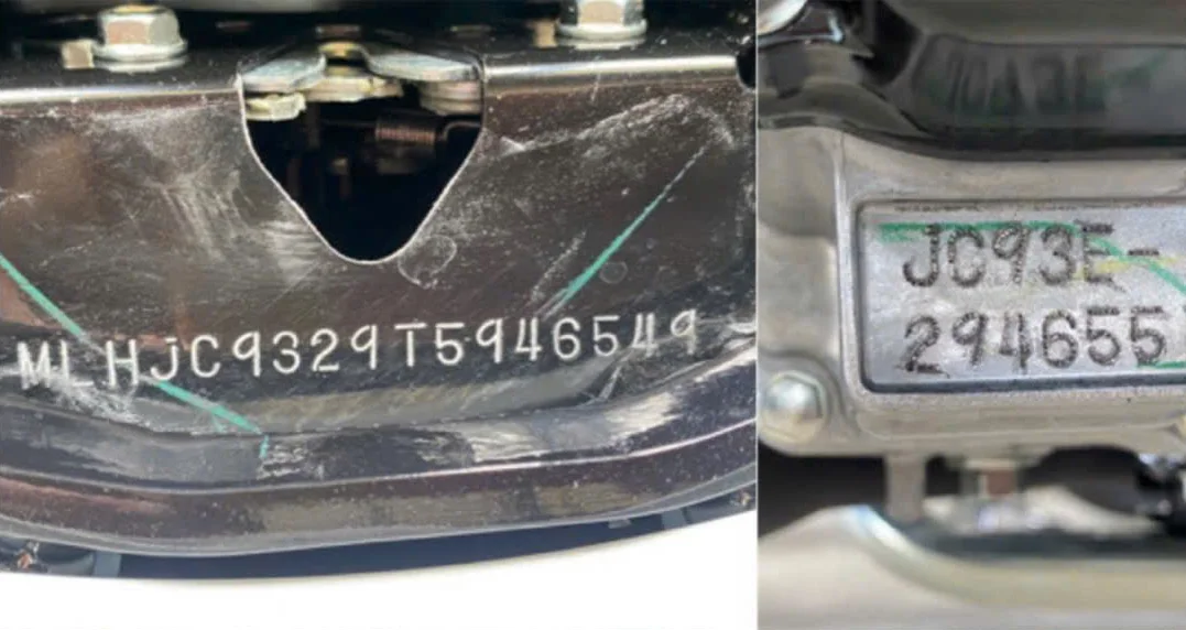 Số khung MLHJC93 và số máy JC93E Honda Wave 125i Thái 2026 tại Luân Thành Công Bình Dương