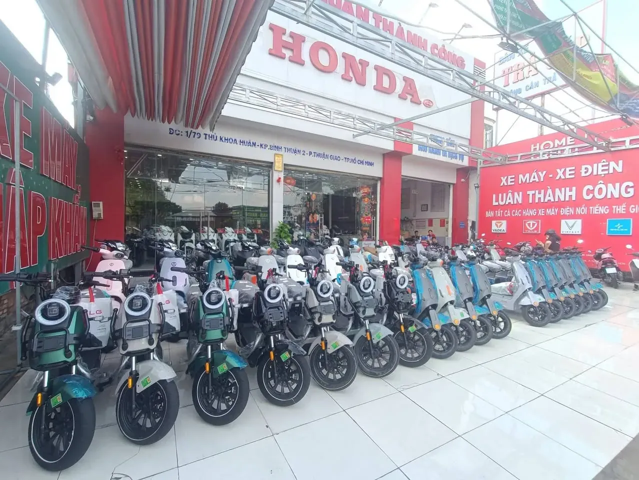 Showroom xe điện Luân Thành Công Thủ Khoa Huân Thuận Giao Bình Dương