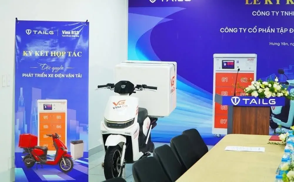 Lễ ký kết hợp tác TAILG, VINA BSS và Phylion về tủ đổi pin — tin từ fanpage TAILG Luân Thành Công Bình Dương