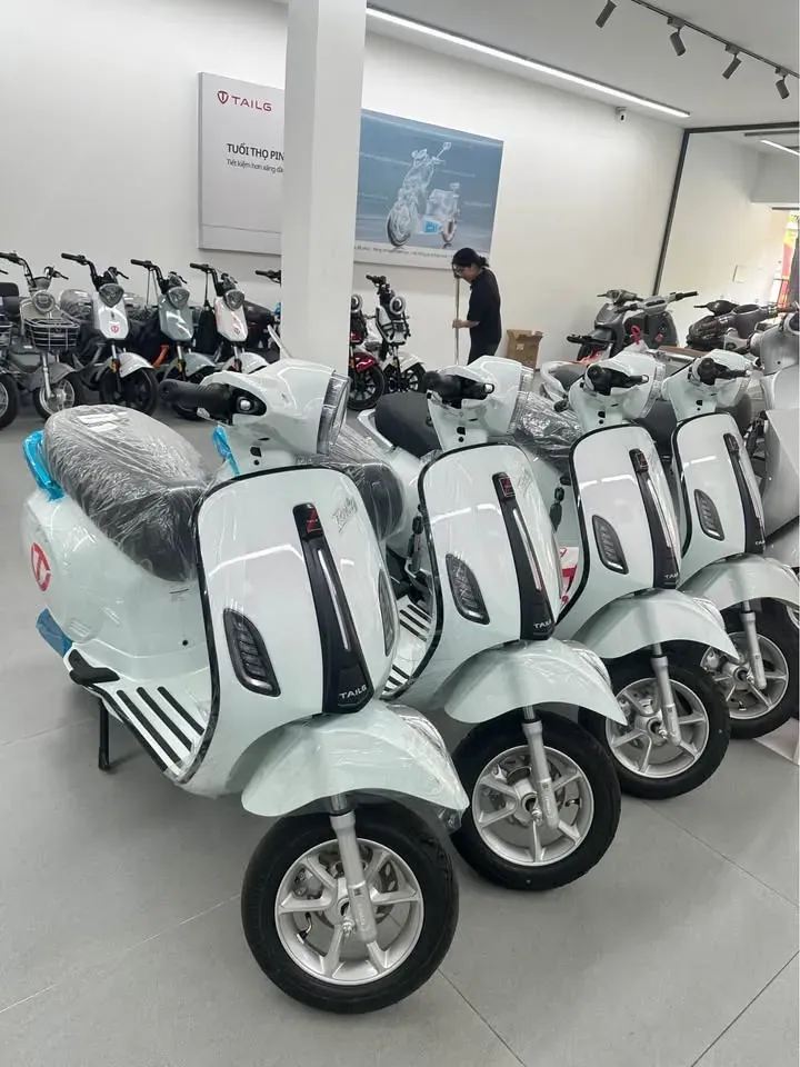 Dãy xe điện Tailg tại showroom Thuận Giao Bình Dương
