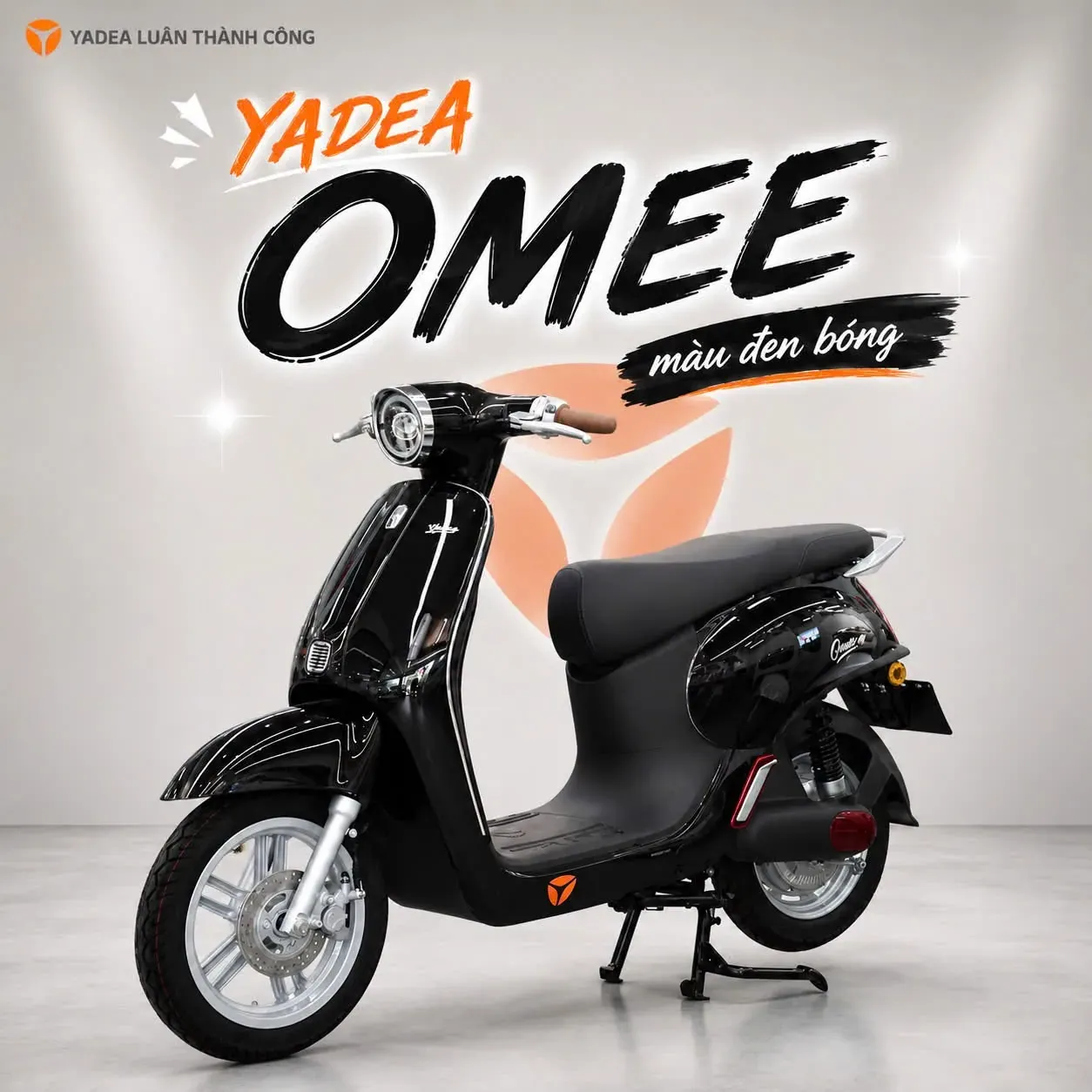 Yadea Omee màu đen bóng xe đạp điện Yadea tại Bình Dương