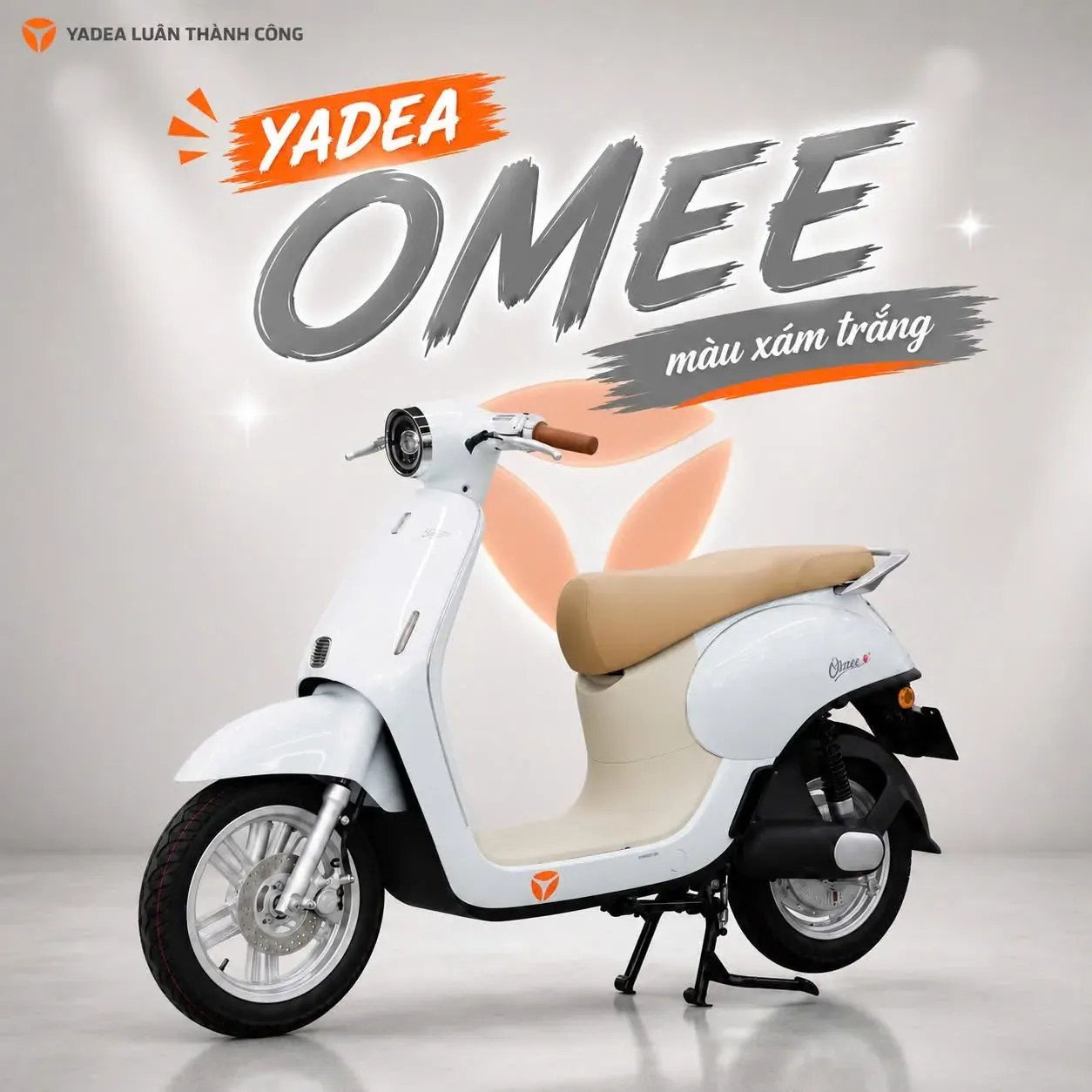 Yadea Omee màu xám trắng xe đạp điện tại Bình Dương