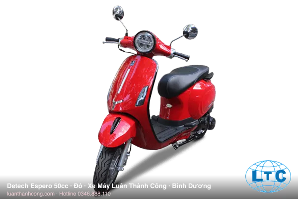 Detech Espero 50cc màu Đỏ tại Bình Dương – Xe Máy Luân Thành Công