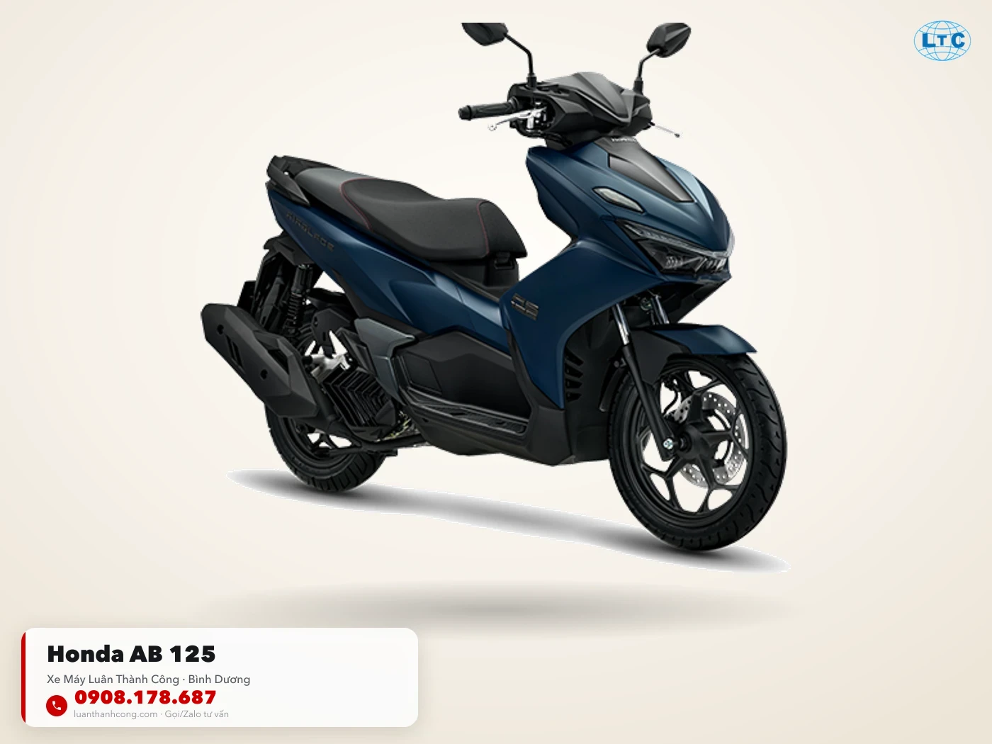 Honda AB 125 Xe tay ga chính hãng tại Bình Dương – Xe Máy Luân Thành Công