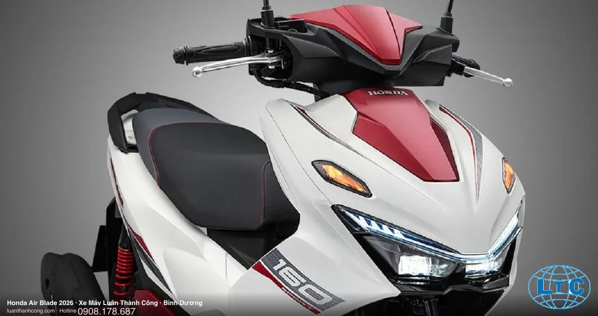 Honda Air Blade 2026 góc nghiêng Xe Máy Luân Thành Công