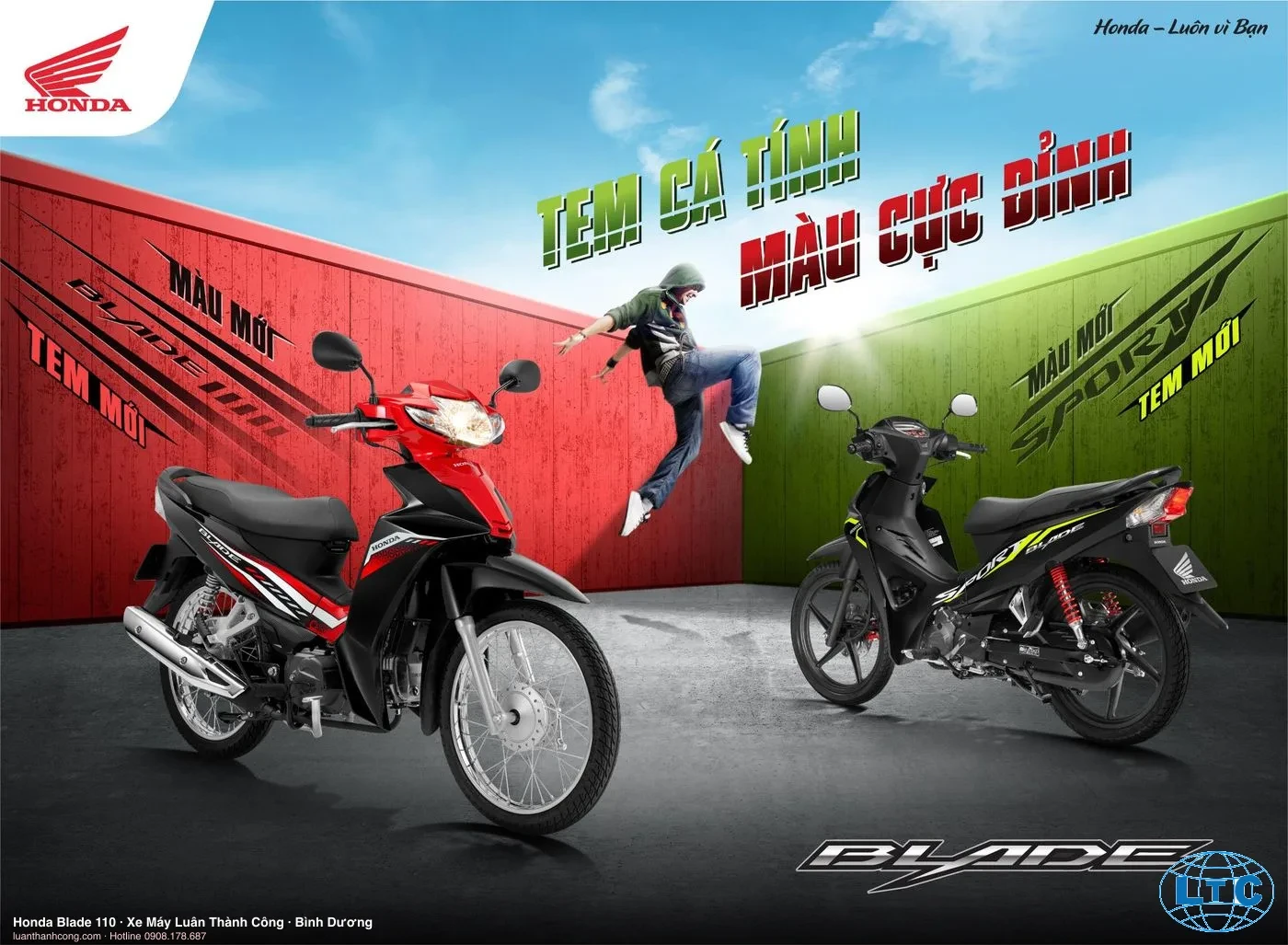 Honda Blade 110 Xe số chính hãng tại Bình Dương – Xe Máy Luân Thành Công