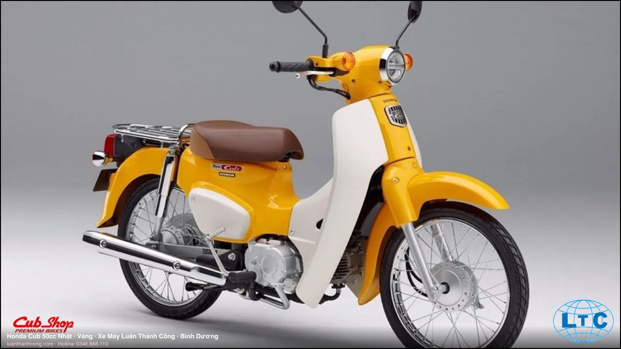 Honda Cub 50cc Nhật màu Vàng tại Bình Dương – Xe Máy Luân Thành Công