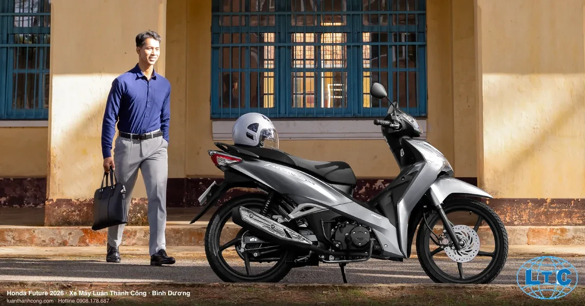 Honda Future 2026 tại showroom Xe Máy Luân Thành Công, Bình Dương