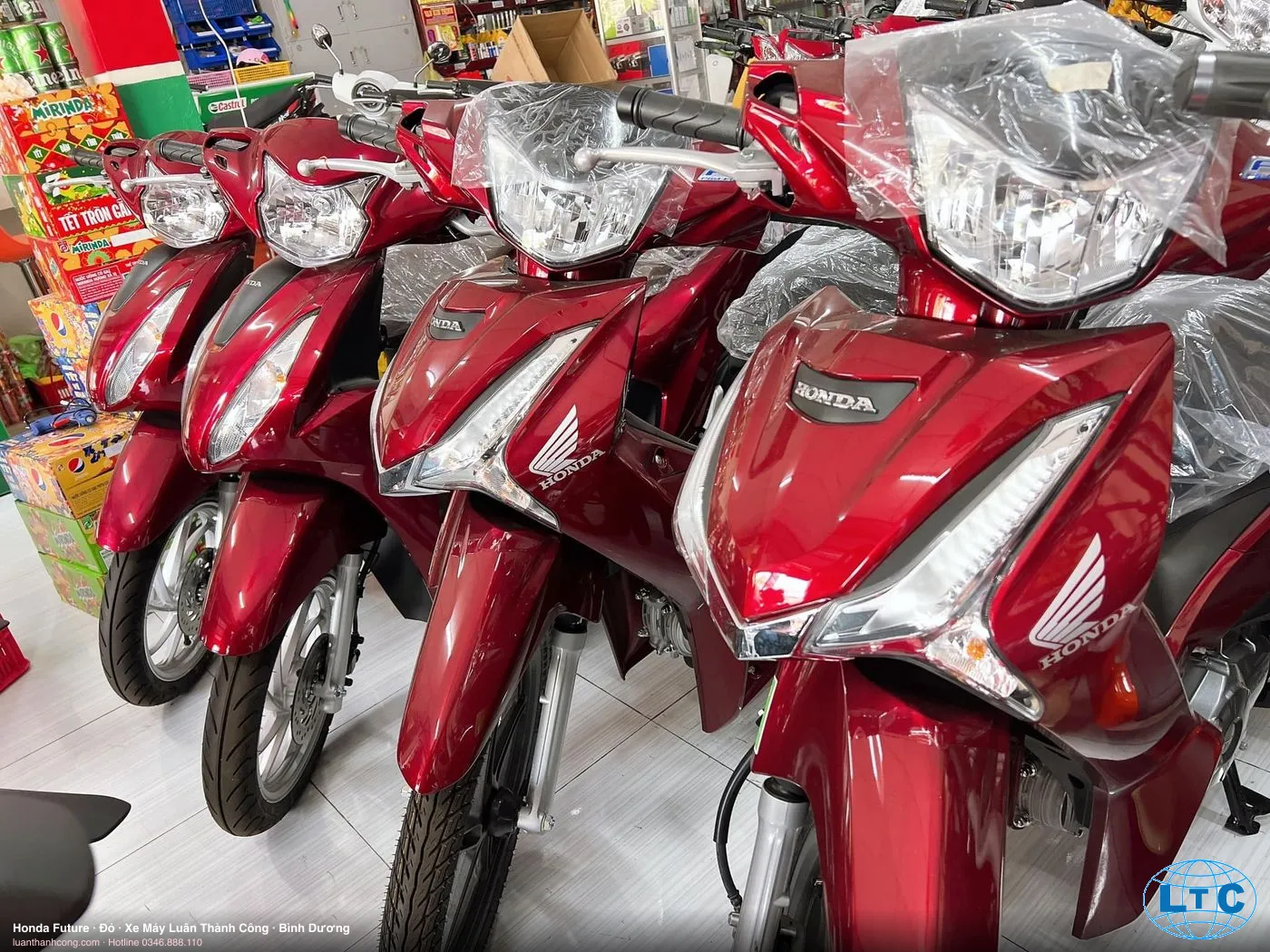 Honda Future màu Đỏ tại Bình Dương – Xe Máy Luân Thành Công