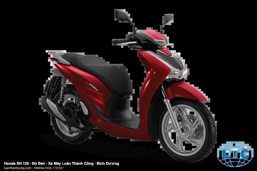 Honda SH 125 màu Đỏ Đen tại Bình Dương – Xe Máy Luân Thành Công