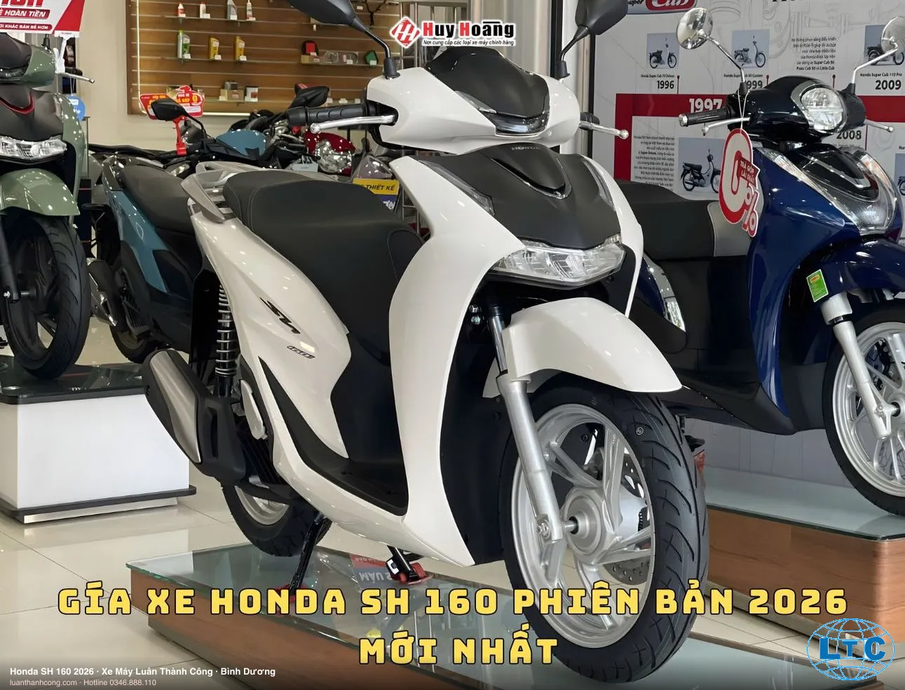 Honda SH 160 2026 Xe tay ga chính hãng tại Bình Dương – Xe Máy Luân Thành Công