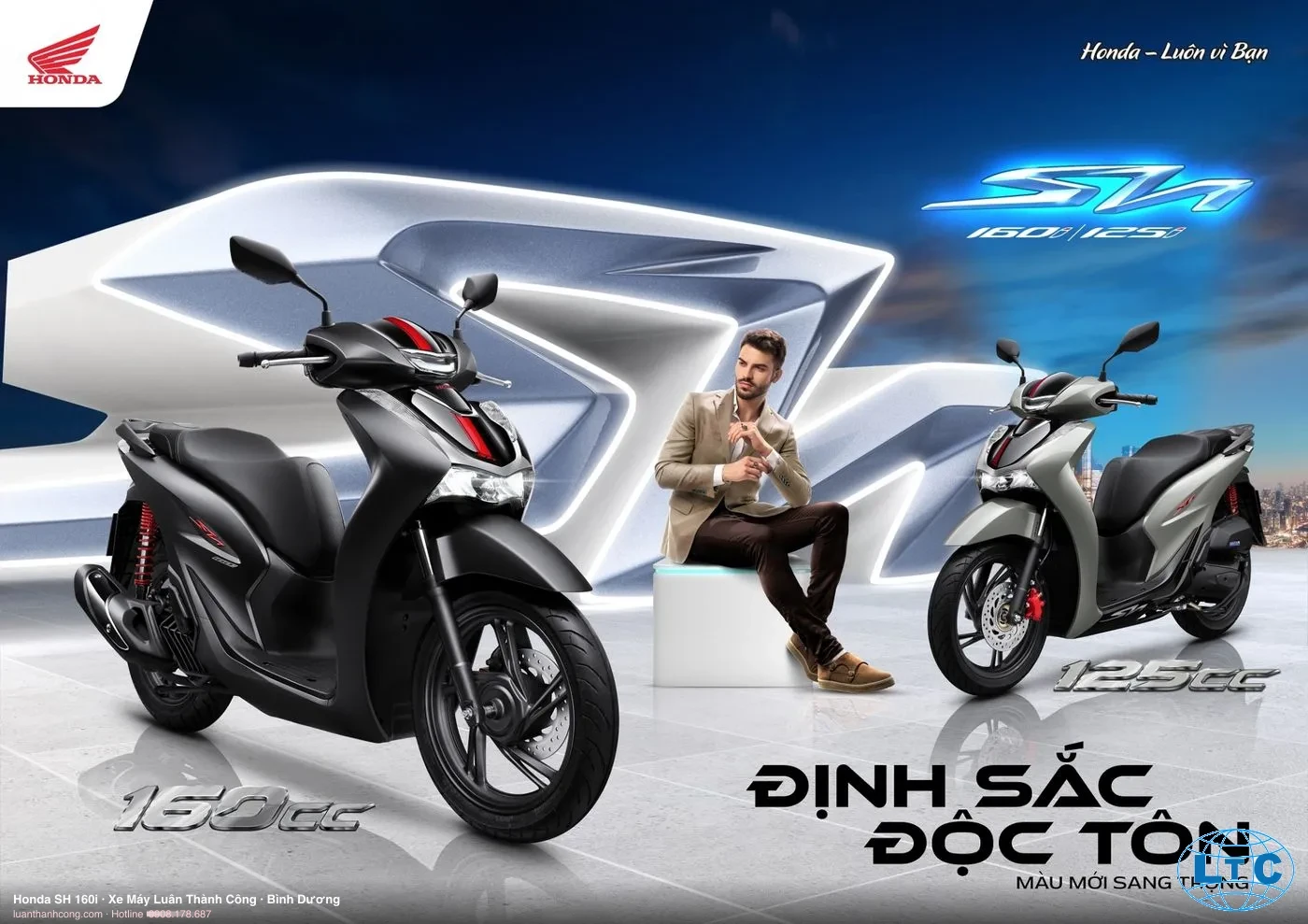 Honda SH 160i Xe tay ga chính hãng tại Bình Dương – Xe Máy Luân Thành Công