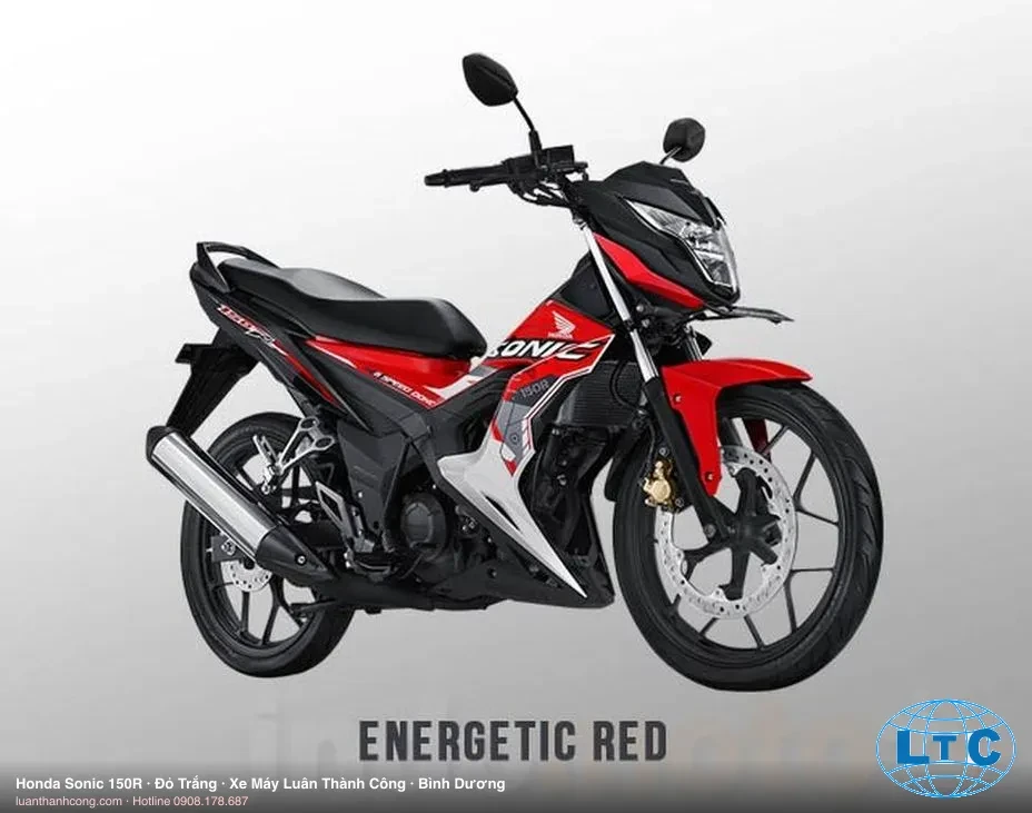Honda Sonic 150R màu trắng tại Xe Máy Luân Thành Công