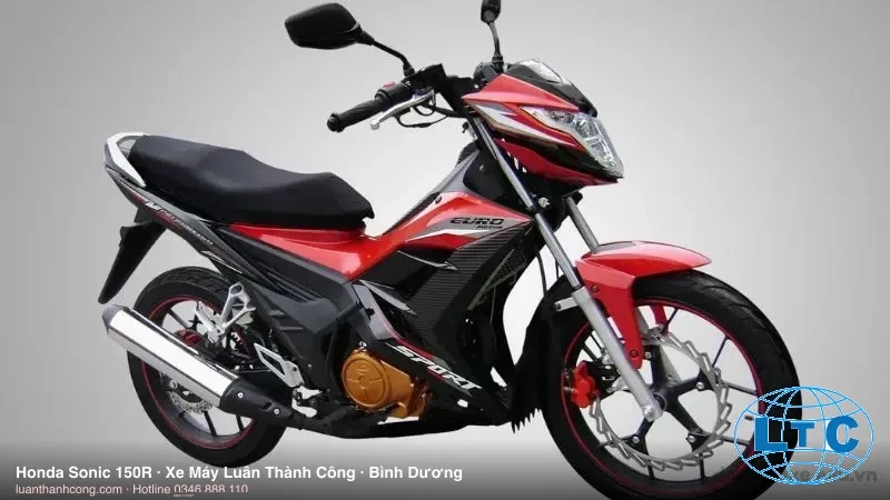 Honda Sonic 150R tại showroom Xe Máy Luân Thành Công, Bình Dương