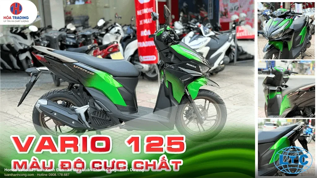 Honda Vario 125 Vn màu Xanh Đen tại Bình Dương – Xe Máy Luân Thành Công