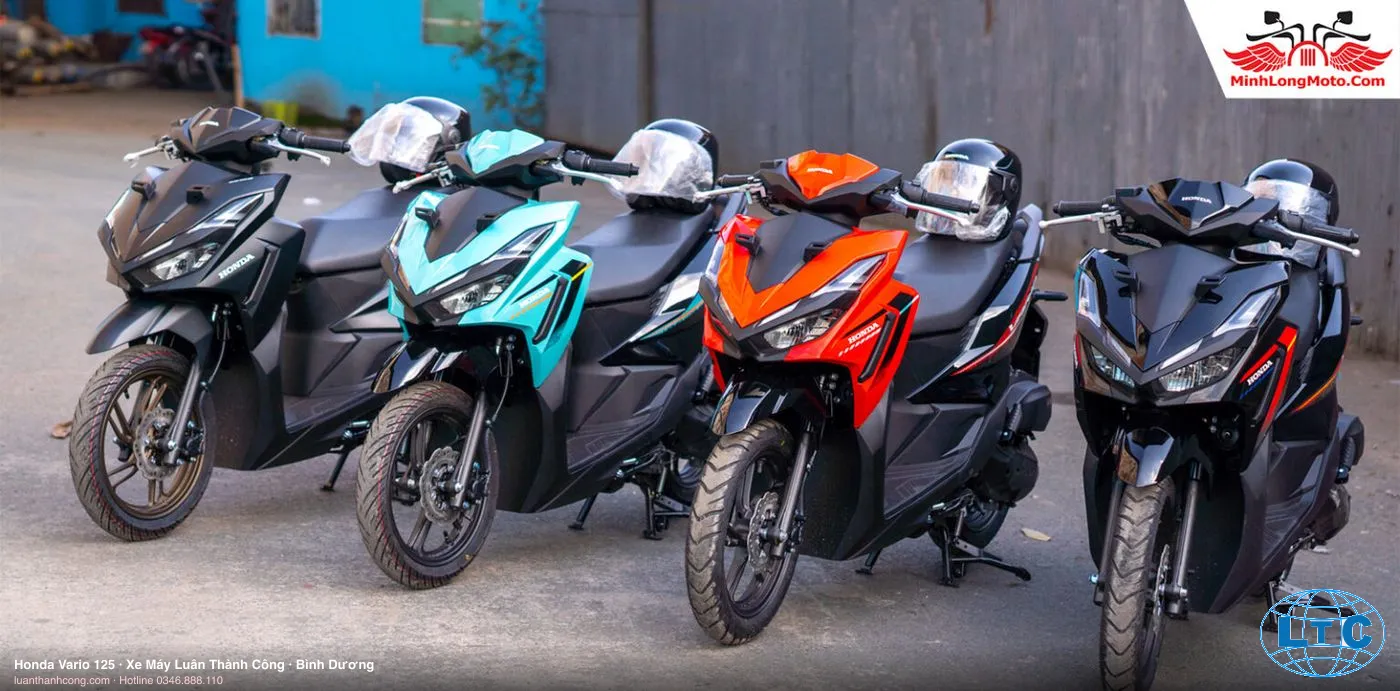 Honda Vario 125 góc nghiêng Bình Dương