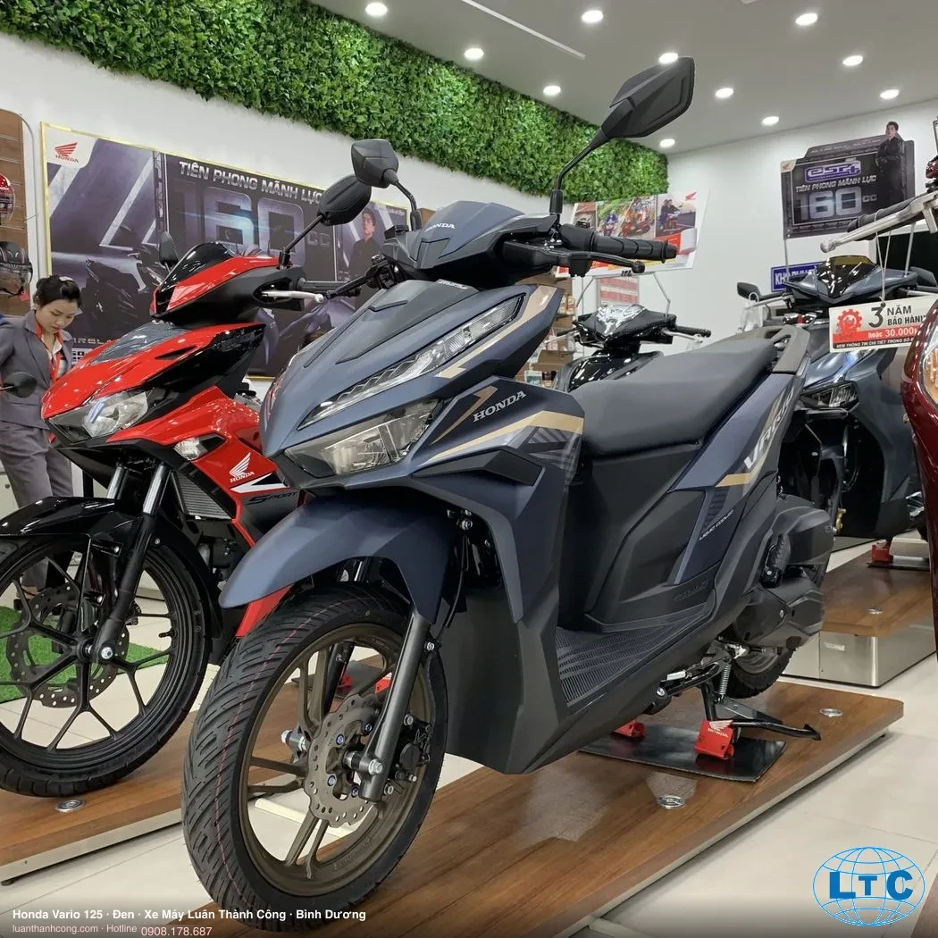 Honda Vario 125 màu đen tại Bình Dương