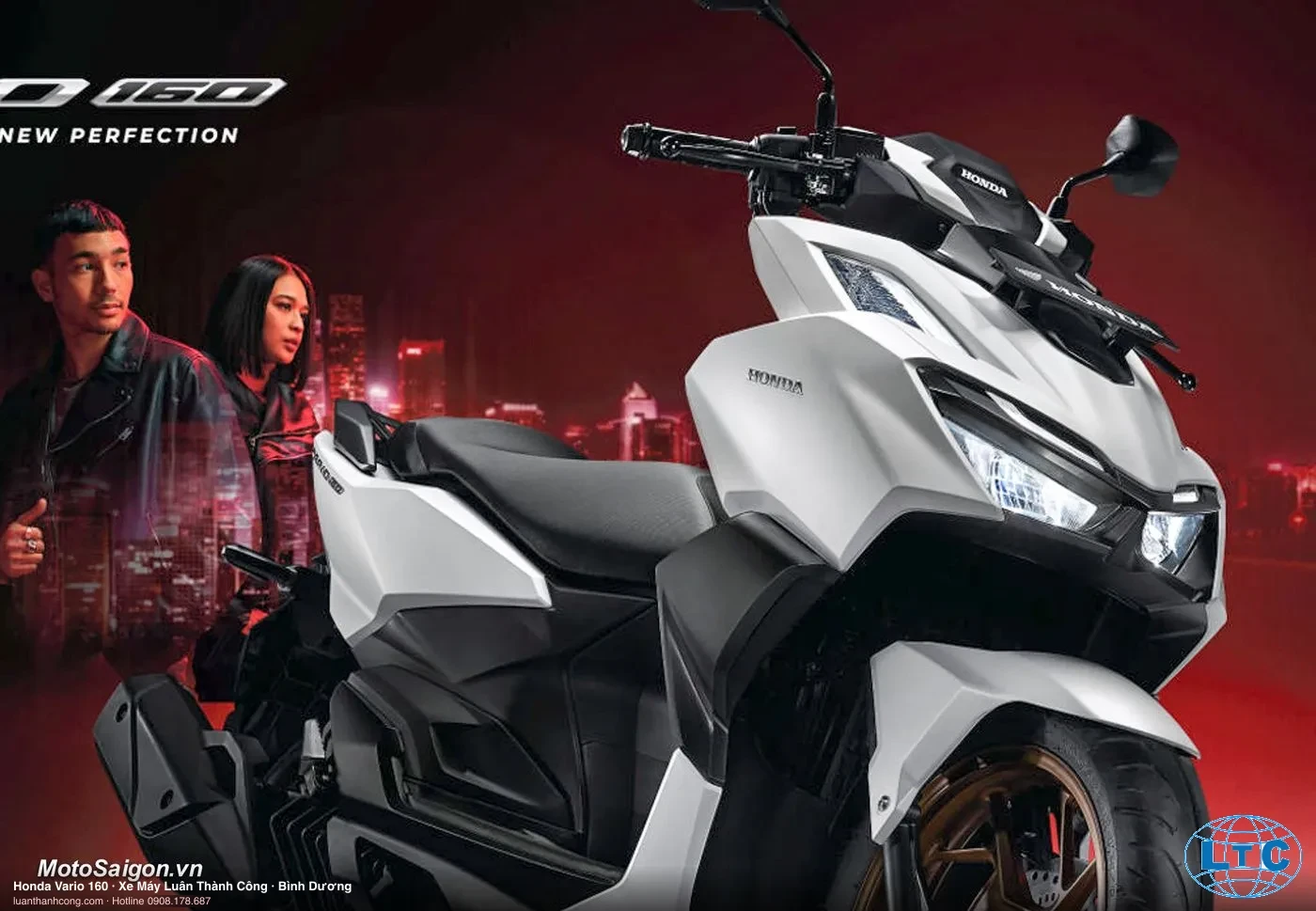 Honda Vario 160 tại showroom Xe Máy Luân Thành Công, Bình Dương