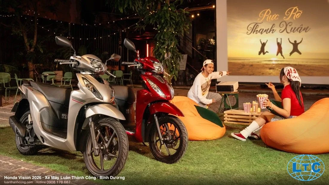 Honda Vision 2026 Xe tay ga chính hãng tại Bình Dương – Xe Máy Luân Thành Công
