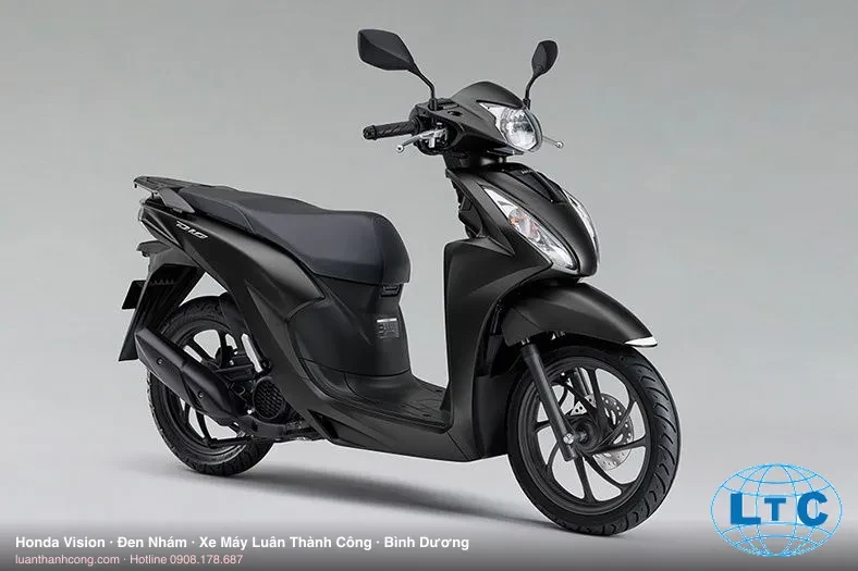 Honda Vision màu Bạc Đen tại Bình Dương – Xe Máy Luân Thành Công