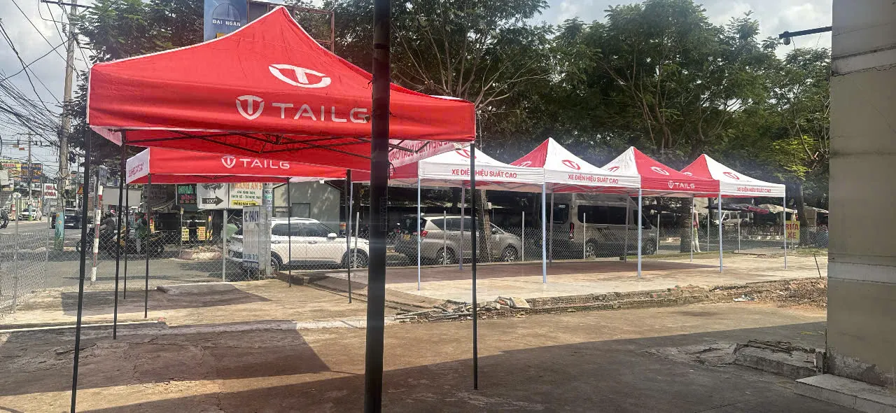 Khu tổ chức Hội chợ Thu Xăng Đổi Điện kế bên Chi nhánh 1 Đường 22/12 Thuận An Bình Dương