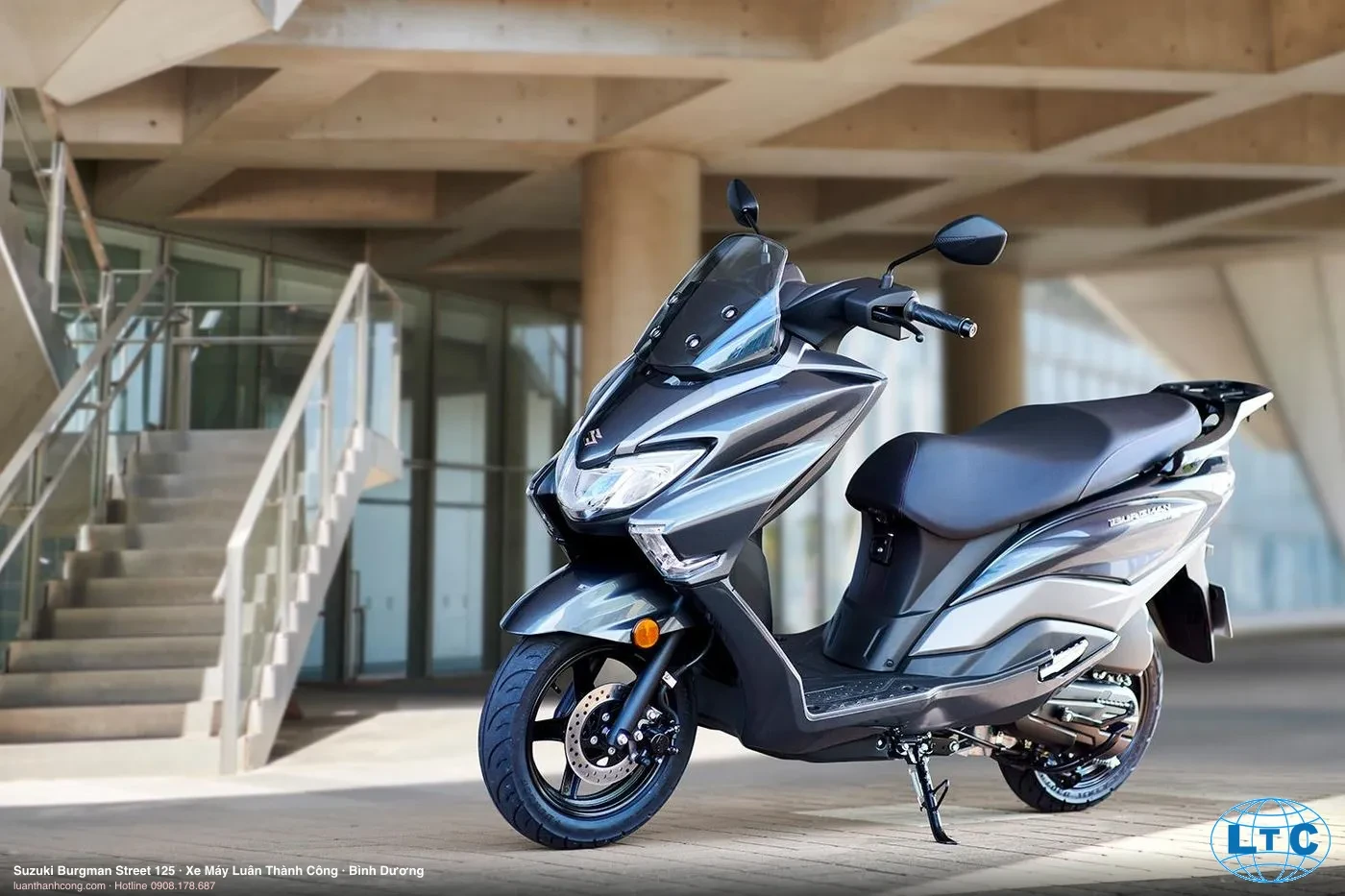 Suzuki Burgman Street 125 góc nghiêng Xe Máy Luân Thành Công