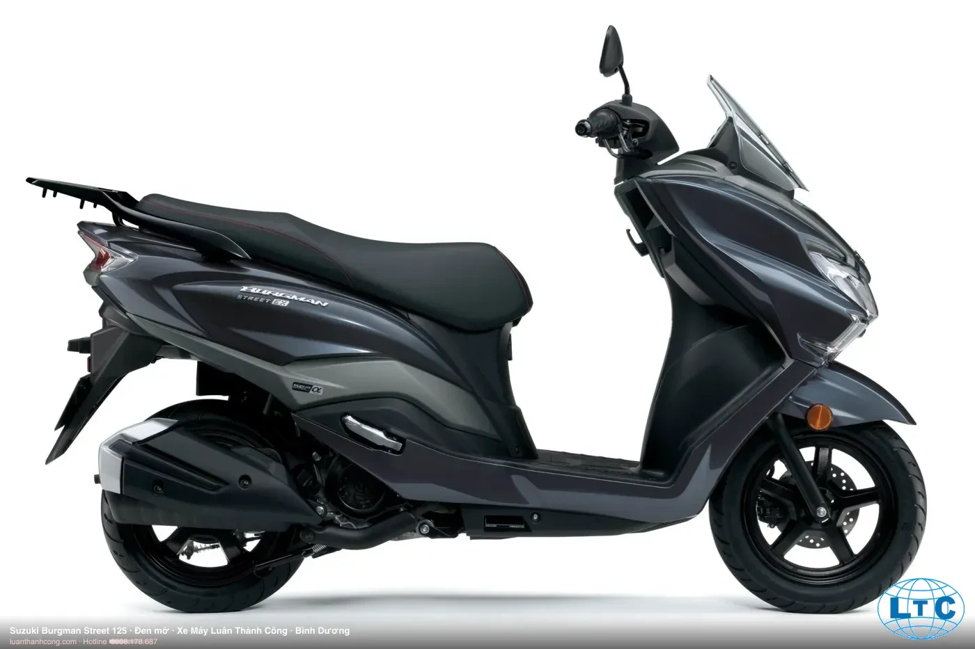 Suzuki Burgman Street 125 màu đen tại Bình Dương