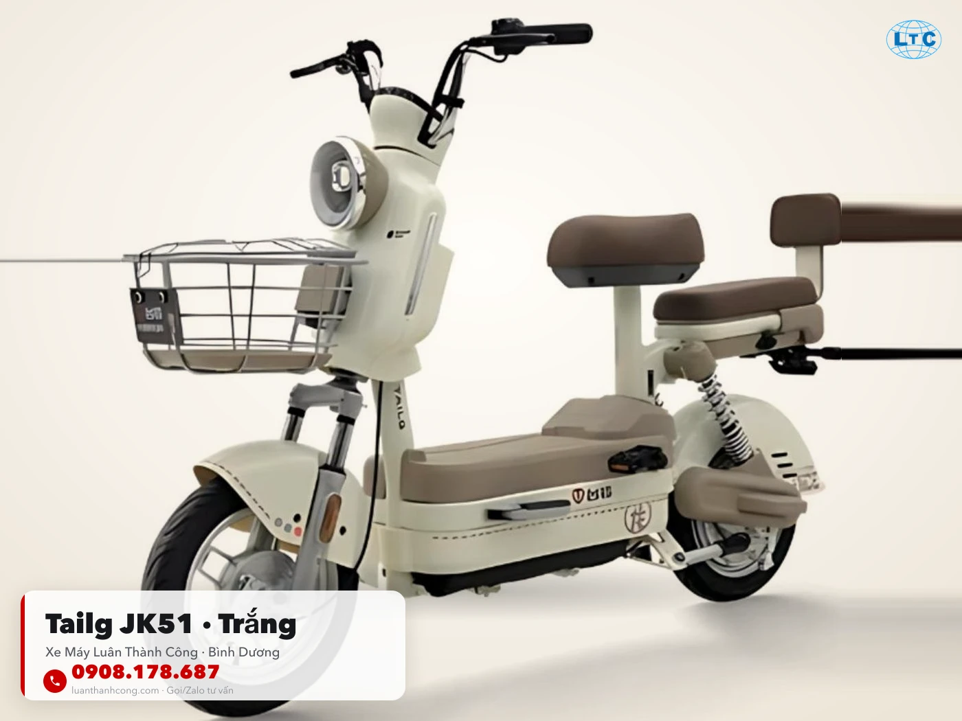 Tailg JK51 màu trắng tại Bình Dương