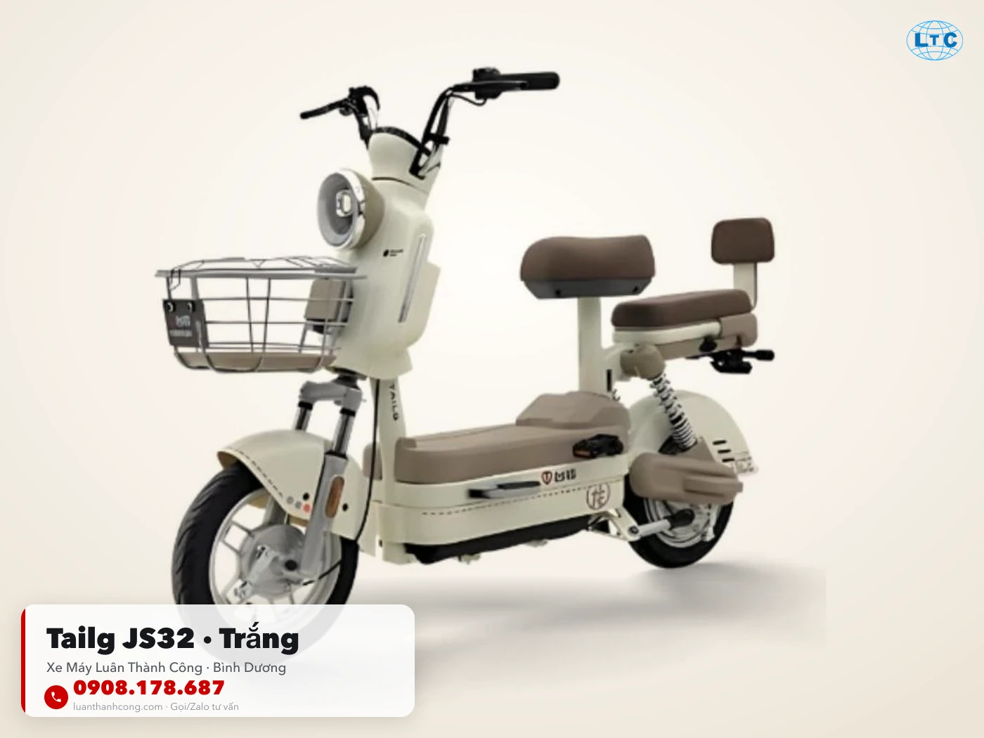 Tailg JS32 màu Trắng Xanh tại Bình Dương – Xe Máy Luân Thành Công