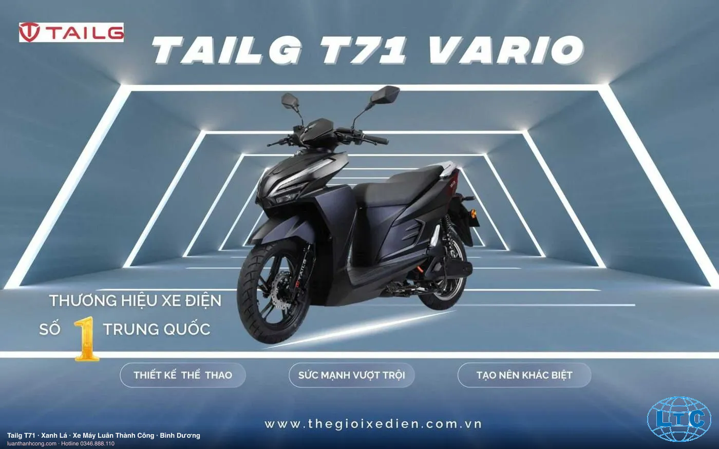 Xe điện Tailg T71 toàn thân – giá sỉ tại Luân Thành Công Bình Dương