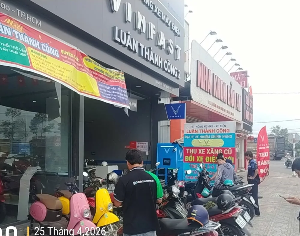 Showroom xe điện Luân Thành Công tại Thuận Giao Bình Dương