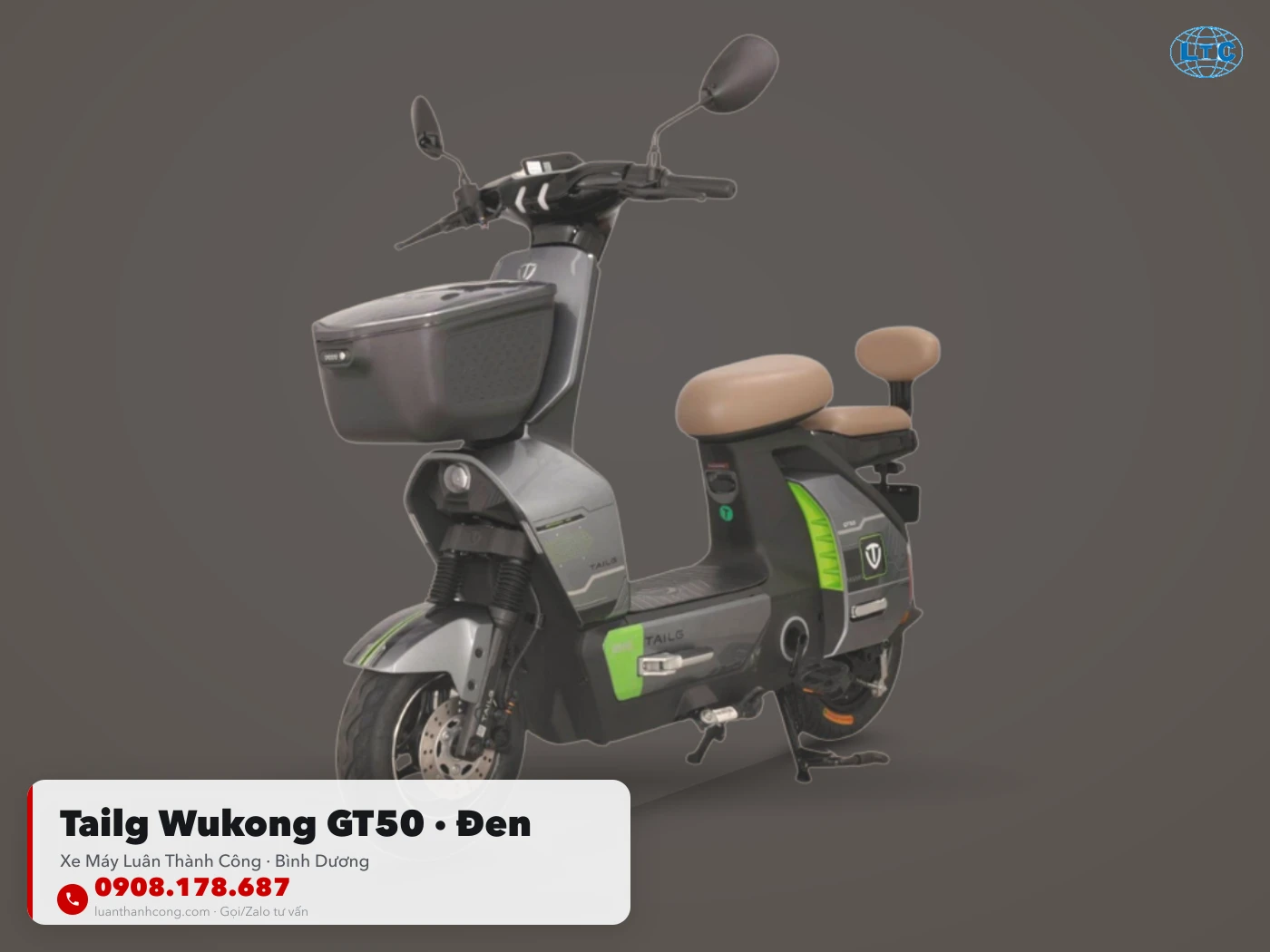 Tailg Wukong GT50 màu đen toàn thân Bình Dương