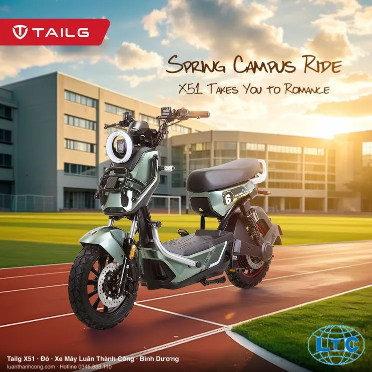 Tailg X51 màu đỏ tại Bình Dương