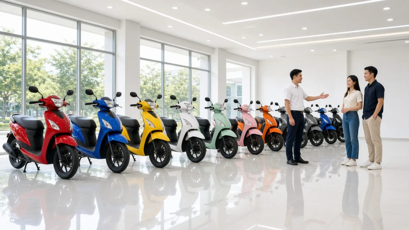Showroom xe máy xe điện Thuận An Bình Dương tại Bình Dương – Luân Thành Công
