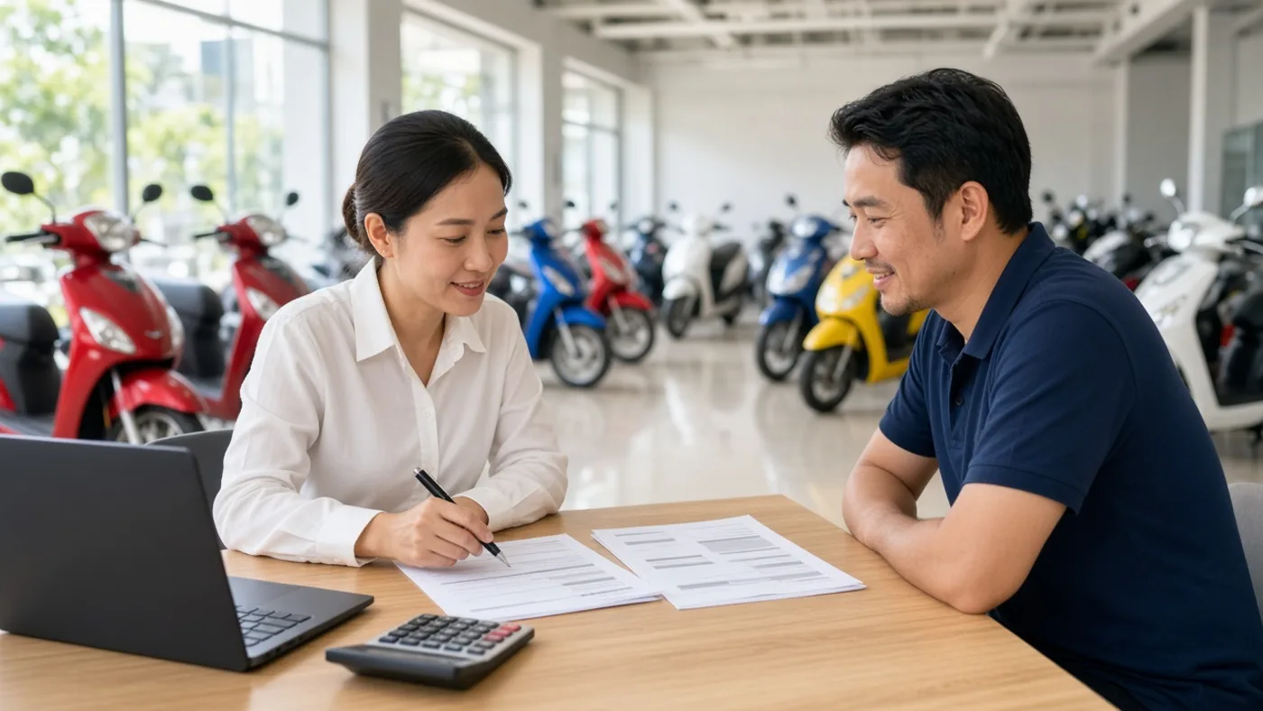 Hồ sơ trả góp xe máy xe điện – Luân Thành Công Bình Dương