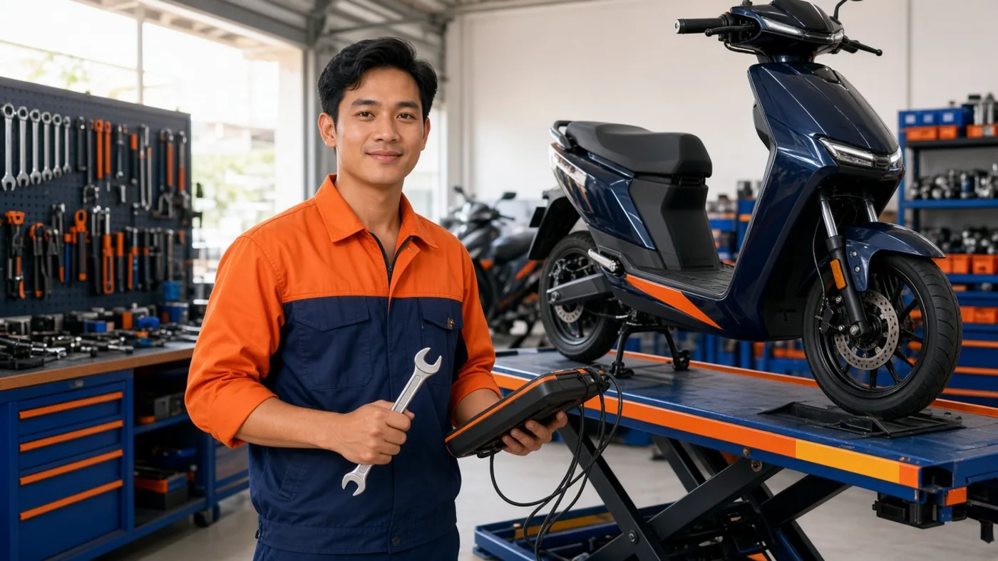 Kỹ thuật viên xe máy xe điện – Luân Thành Công Bình Dương