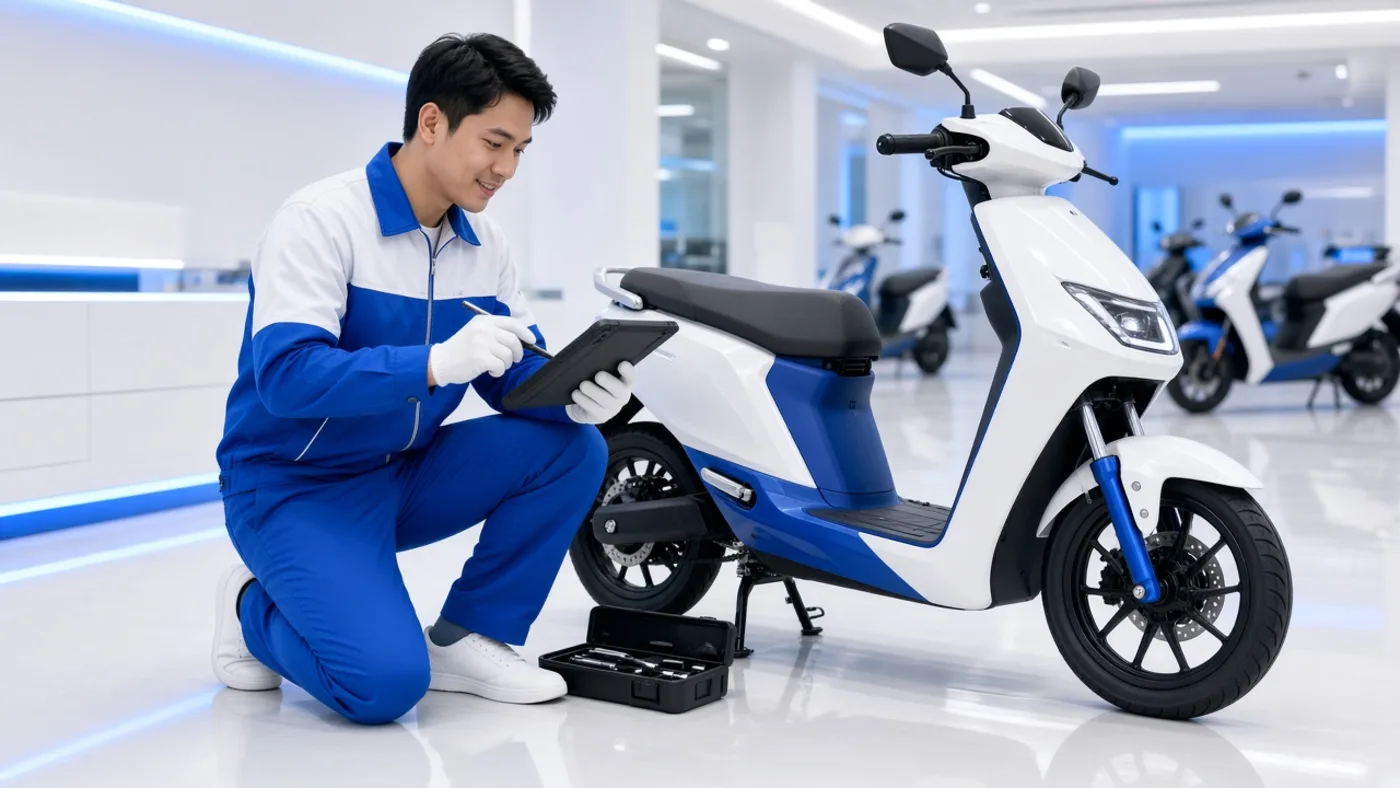 Kỹ thuật viên VinFast xe máy điện – VinFast Luân Thành Công Bình Dương
