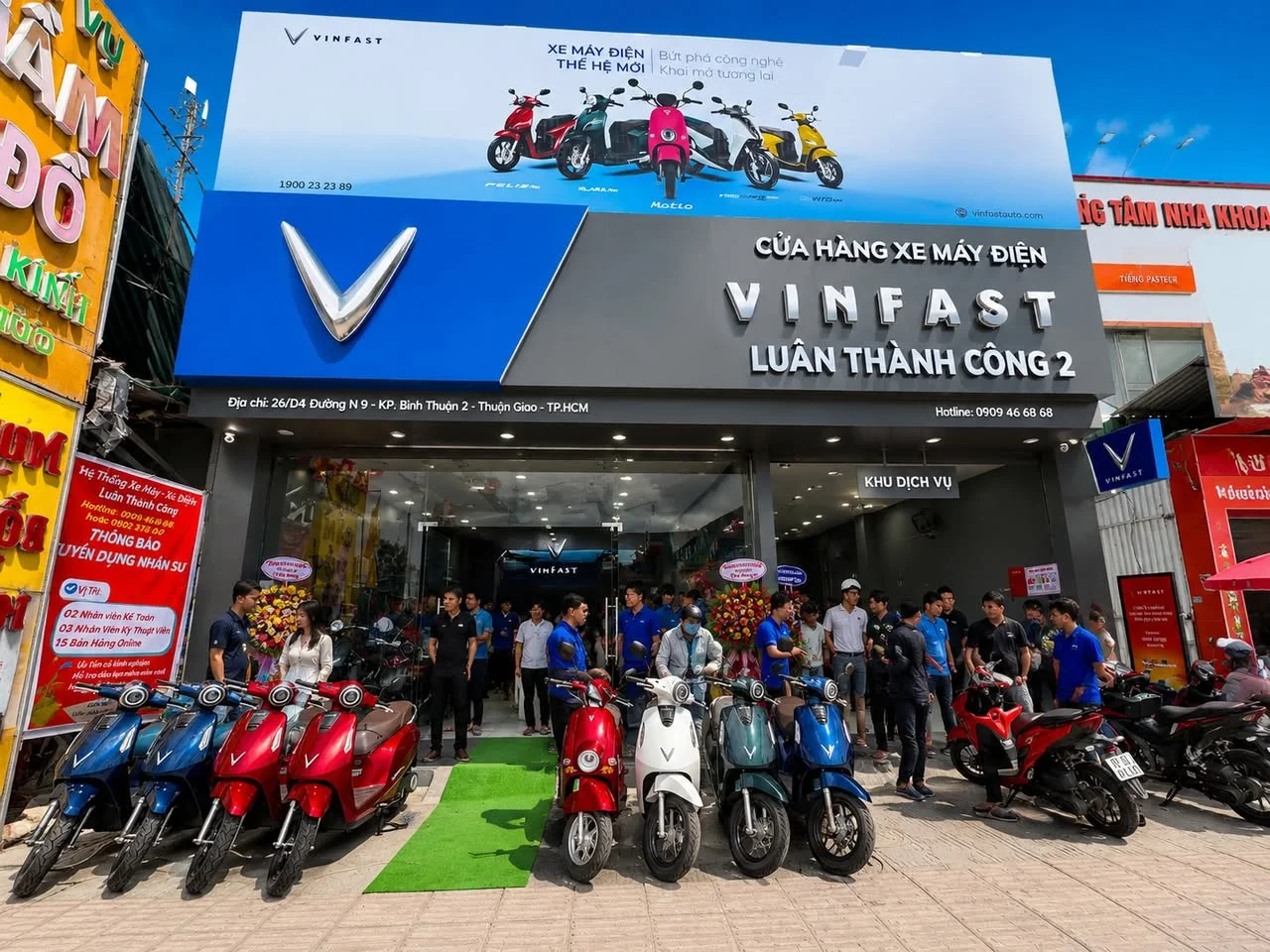 Cửa hàng xe máy điện VinFast Luân Thành Công 2 tại Thuận Giao Thuận An Bình Dương