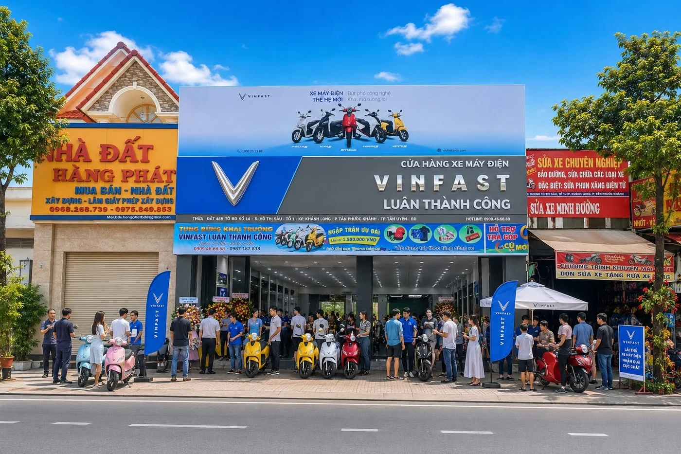 Cửa hàng VinFast Luân Thành Công Tân Khánh Bình Dương nơi tuyển kỹ thuật viên