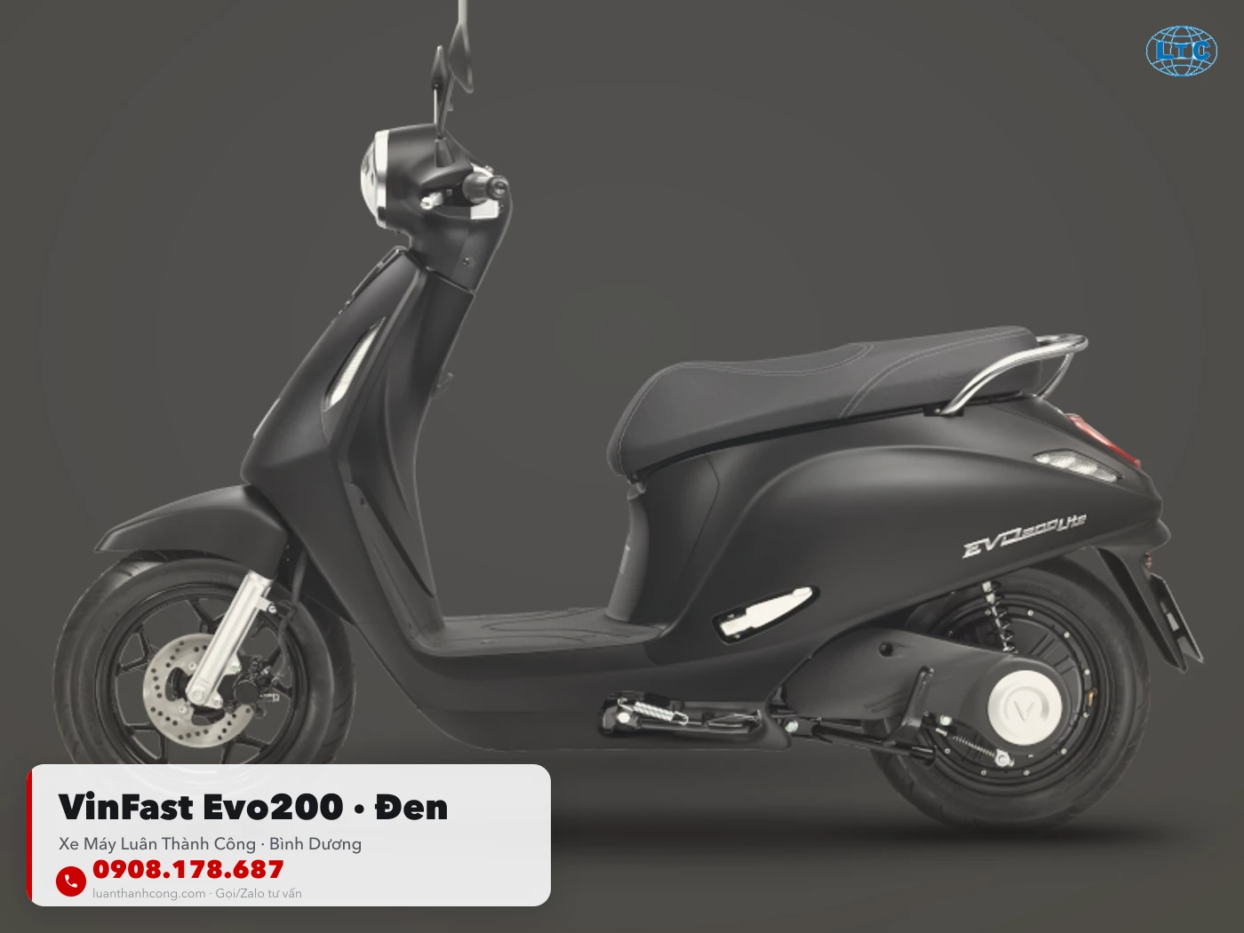 VinFast Evo200 màu Đen tại Bình Dương – Xe Máy Luân Thành Công
