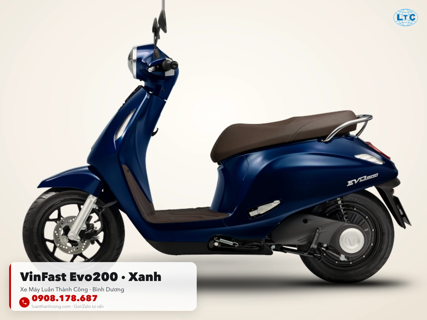 VinFast Evo200 màu Xanh tại Bình Dương – Xe Máy Luân Thành Công