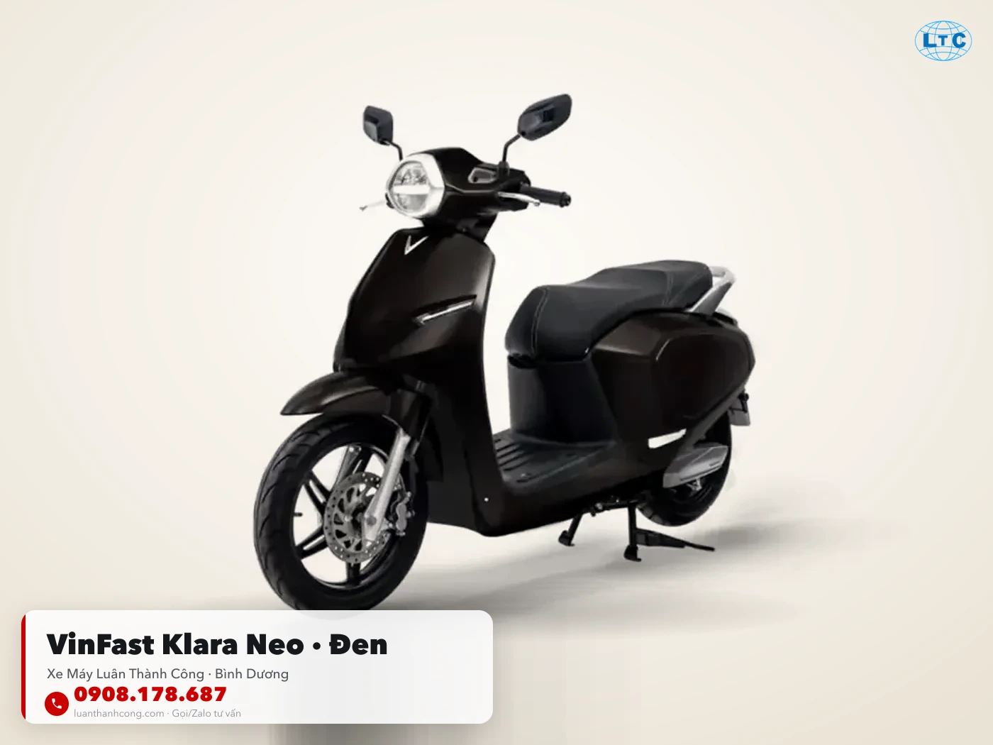 VinFast Klara Neo màu Đen tại Bình Dương – Xe Máy Luân Thành Công