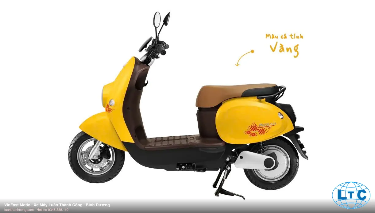 VinFast Motio góc nhìn phía sau tại Bình Dương