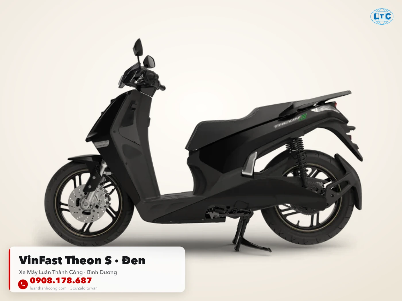 VinFast Theons màu đen tại Bình Dương