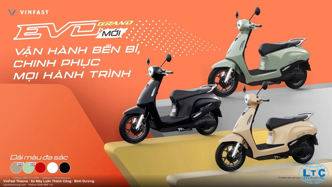 VinFast Theons xe máy điện cao cấp tại Bình Dương